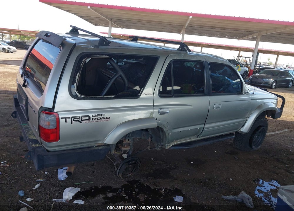 1999 TOYOTA 4RUNNER LIMITED V6 VIN: JT3HN87R1X0254774