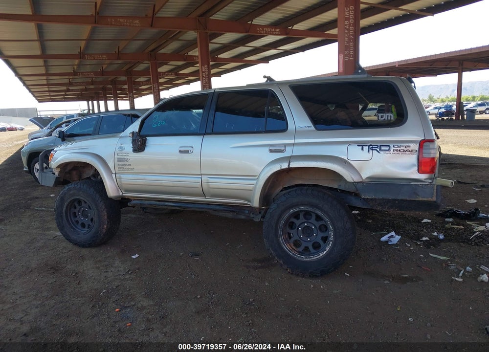 1999 TOYOTA 4RUNNER LIMITED V6 VIN: JT3HN87R1X0254774