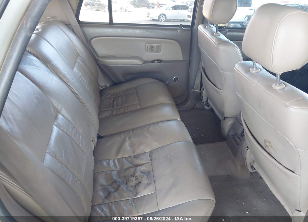 1999 TOYOTA 4RUNNER LIMITED V6 VIN: JT3HN87R1X0254774