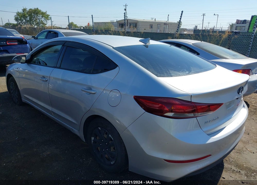 2017 HYUNDAI ELANTRA SE VIN: KMHD74LF8HU084234