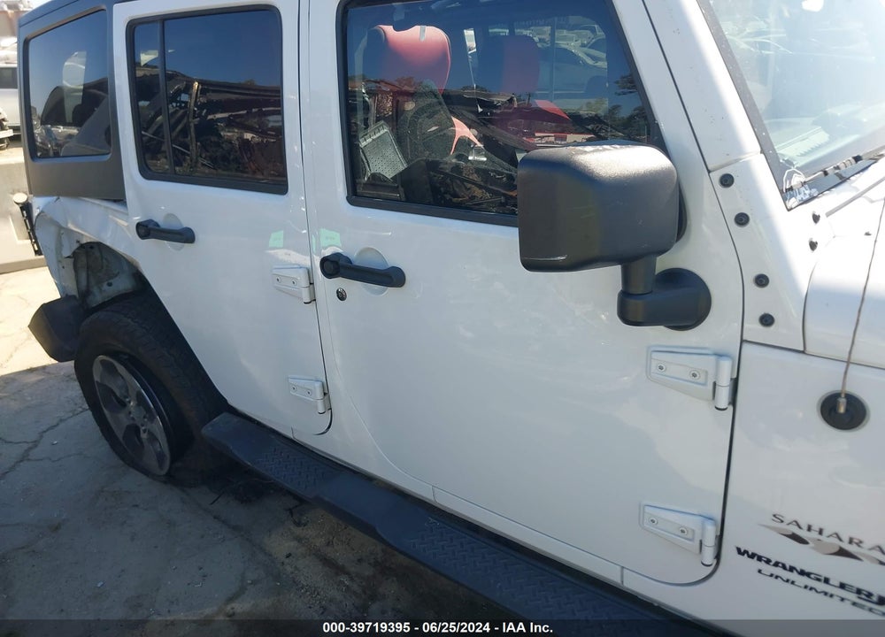 2018 JEEP WRANGLER JK UNLIMITED SAHARA 4X4 VIN: 1C4HJWEG8JL938515