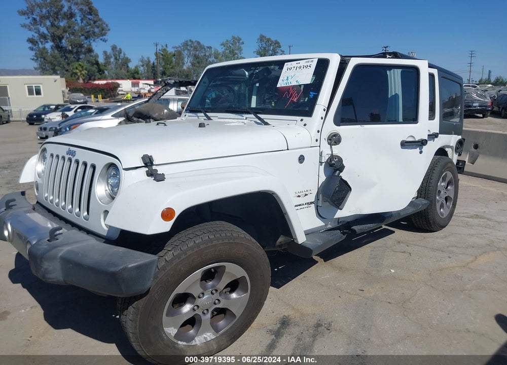 2018 JEEP WRANGLER JK UNLIMITED SAHARA 4X4 VIN: 1C4HJWEG8JL938515