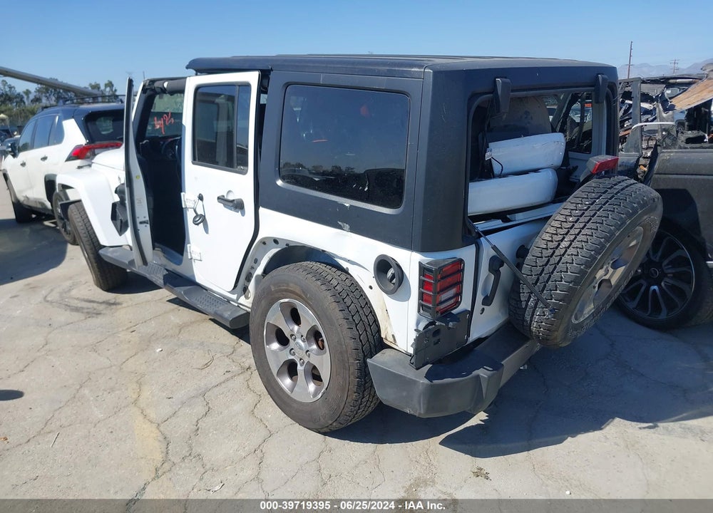 2018 JEEP WRANGLER JK UNLIMITED SAHARA 4X4 VIN: 1C4HJWEG8JL938515