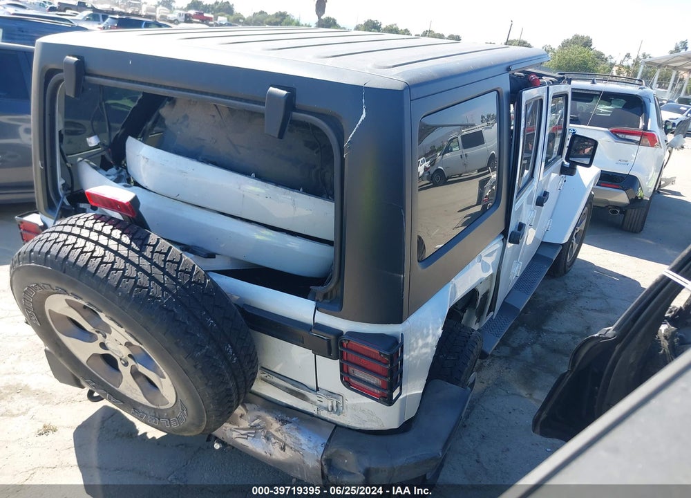 2018 JEEP WRANGLER JK UNLIMITED SAHARA 4X4 VIN: 1C4HJWEG8JL938515