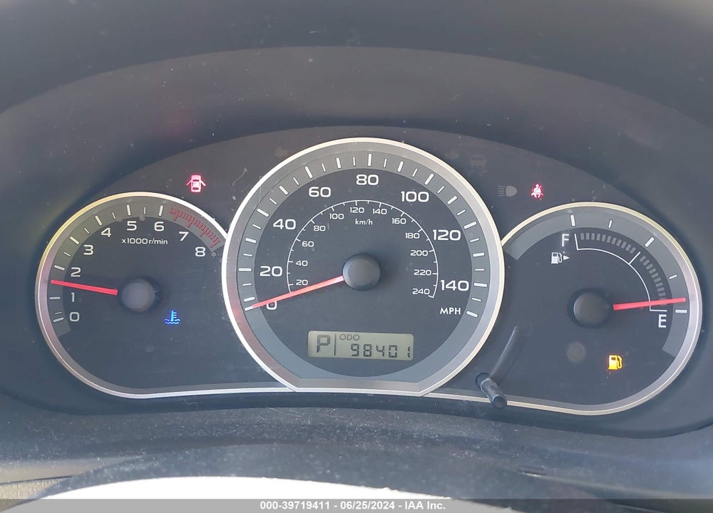 2009 SUBARU IMPREZA VIN: JF1GH60619H814306