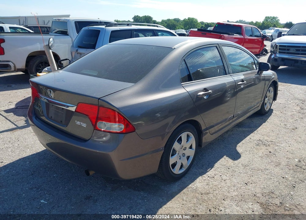 2009 HONDA CIVIC LX VIN: 19XFA16599E047001