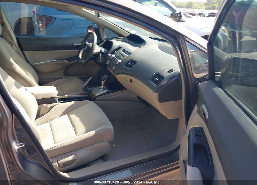 2009 HONDA CIVIC LX VIN: 19XFA16599E047001