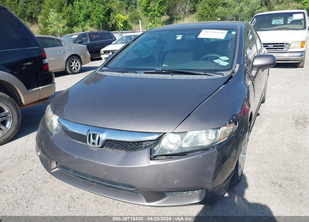 2009 HONDA CIVIC LX VIN: 19XFA16599E047001