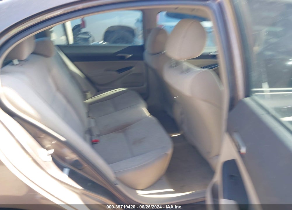 2009 HONDA CIVIC LX VIN: 19XFA16599E047001