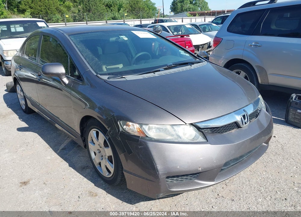 2009 HONDA CIVIC LX VIN: 19XFA16599E047001
