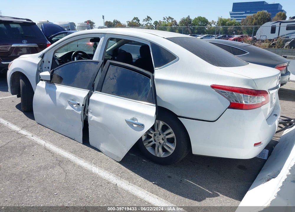 2015 NISSAN SENTRA S VIN: 3N1AB7AP0FY284556