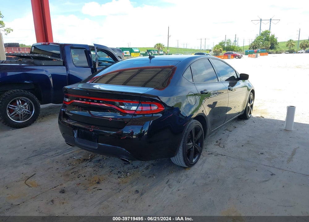 2016 DODGE DART SXT VIN: 1C3CDFBB2GD517195