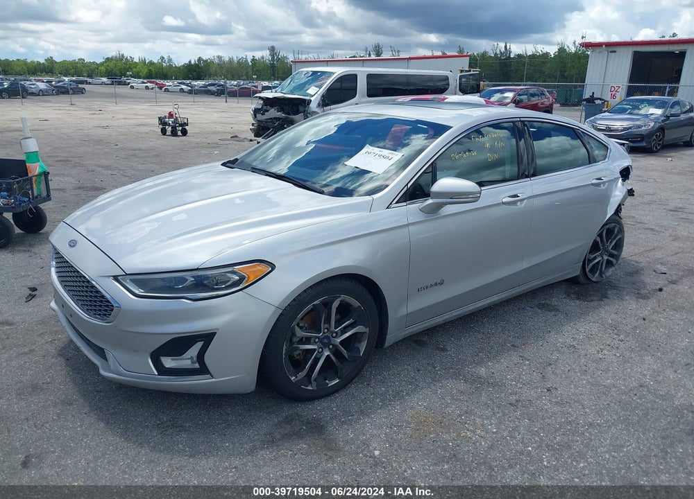 2019 FORD FUSION HYBRID TITANIUM VIN: 3FA6P0RU6KR237886