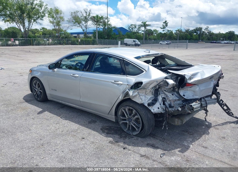 2019 FORD FUSION HYBRID TITANIUM VIN: 3FA6P0RU6KR237886