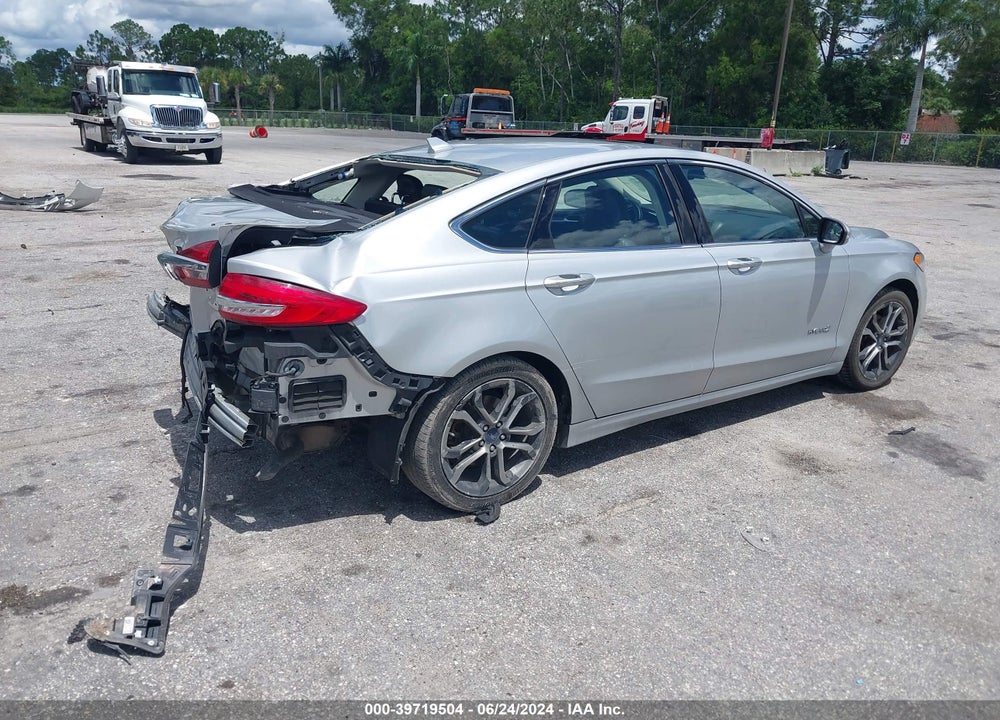 2019 FORD FUSION HYBRID TITANIUM VIN: 3FA6P0RU6KR237886
