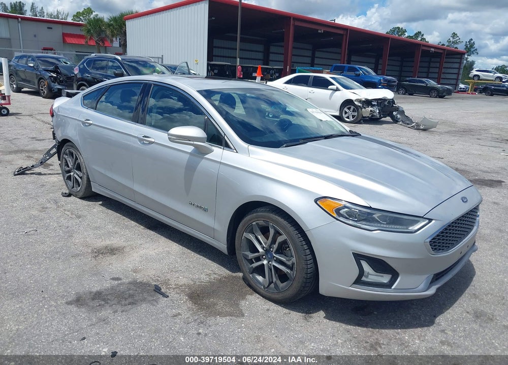 2019 FORD FUSION HYBRID TITANIUM VIN: 3FA6P0RU6KR237886