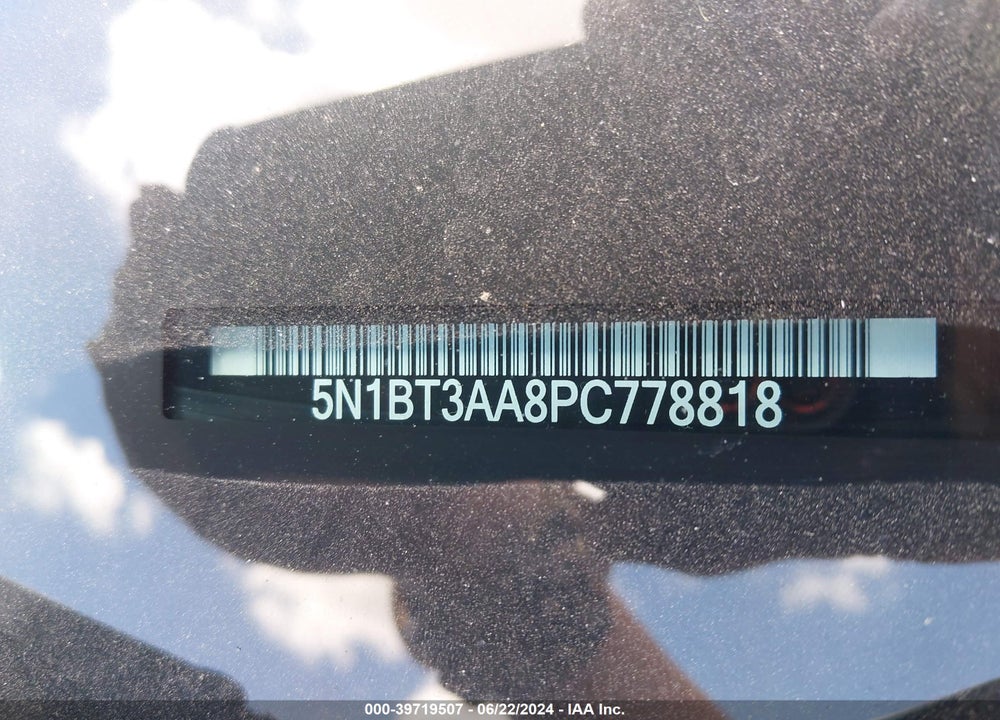 2023 NISSAN ROGUE S FWD VIN: 5N1BT3AA8PC778818