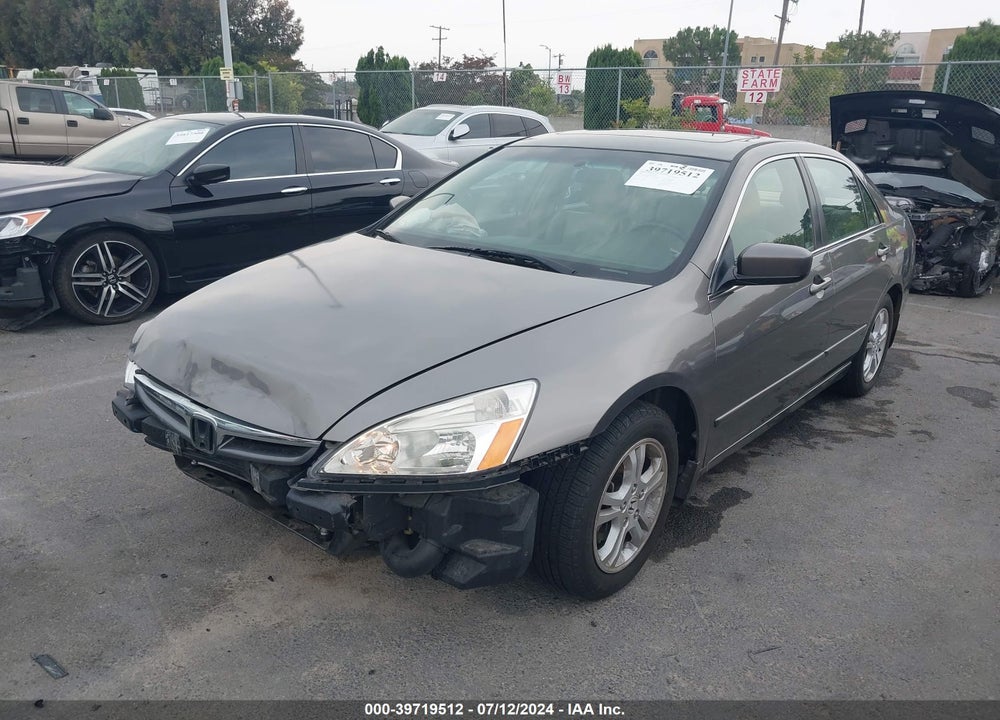 2007 HONDA ACCORD 2.4 EX VIN: 1HGCM56897A117710