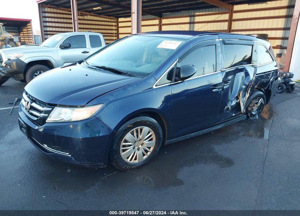 2015 HONDA ODYSSEY LX VIN: 5FNRL5H20FB020826