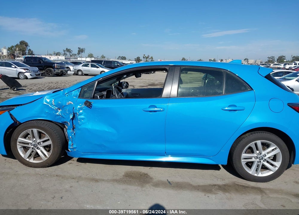 2019 TOYOTA COROLLA SE VIN: JTNK4RBE1K3014433