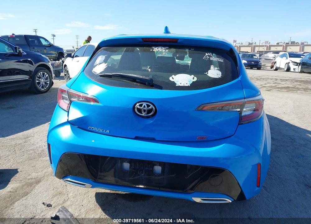 2019 TOYOTA COROLLA SE VIN: JTNK4RBE1K3014433
