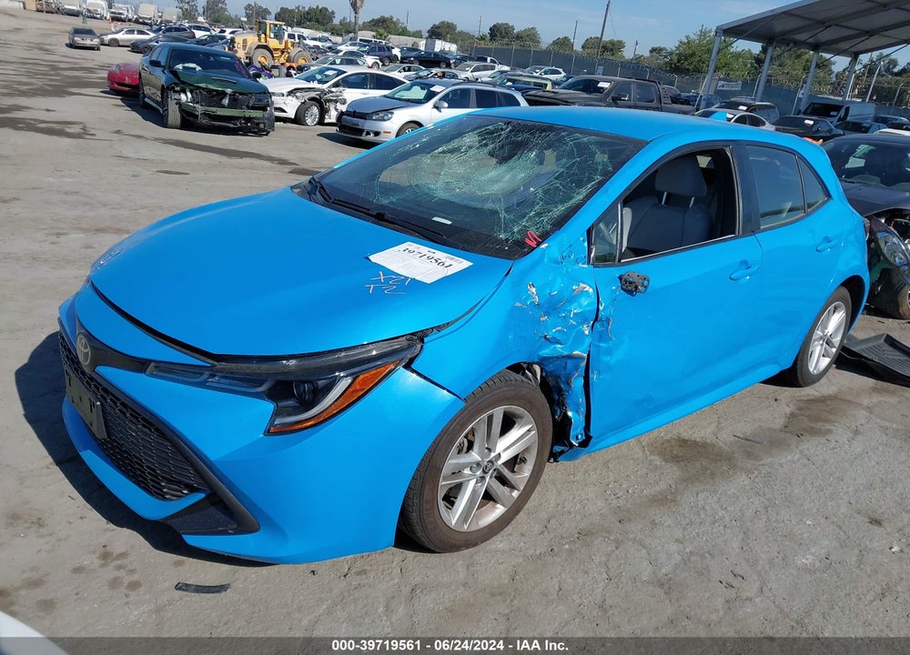 2019 TOYOTA COROLLA SE VIN: JTNK4RBE1K3014433