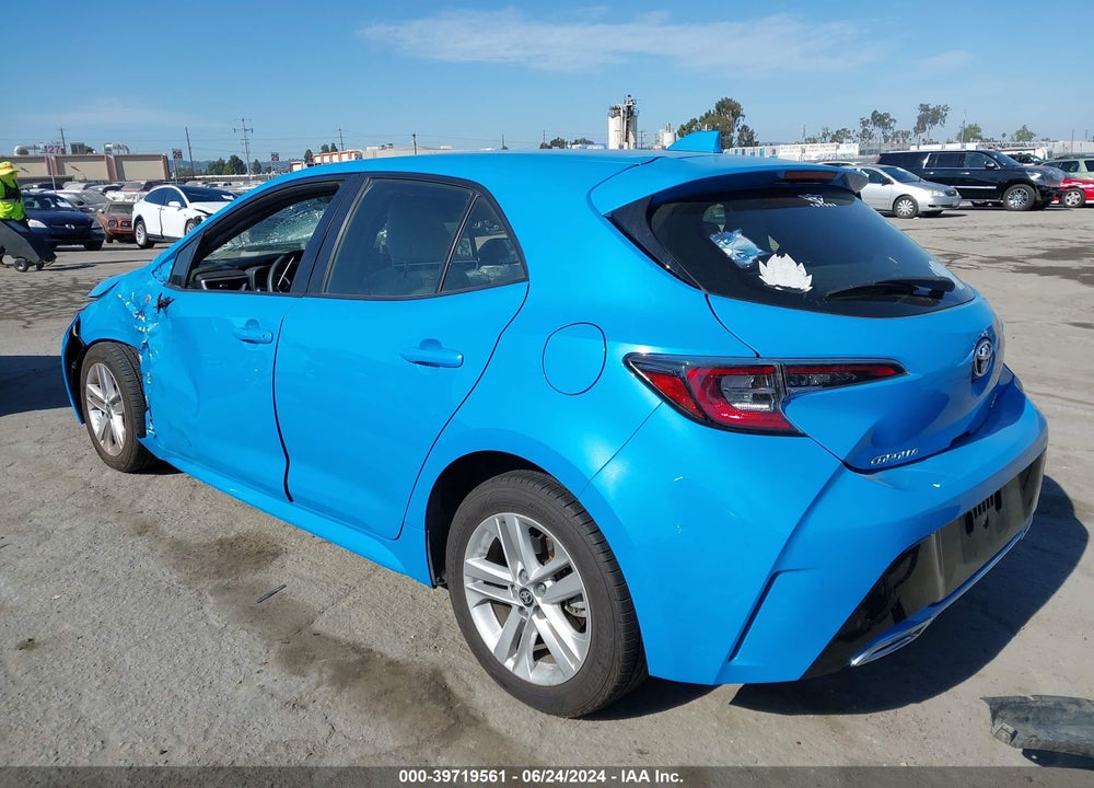 2019 TOYOTA COROLLA SE VIN: JTNK4RBE1K3014433