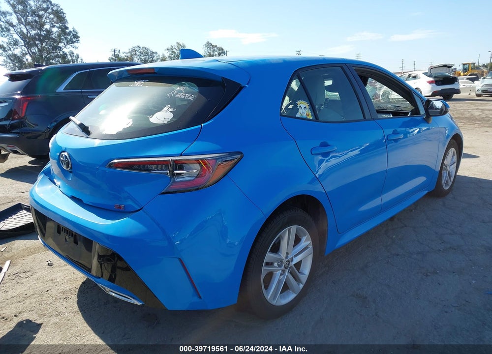 2019 TOYOTA COROLLA SE VIN: JTNK4RBE1K3014433