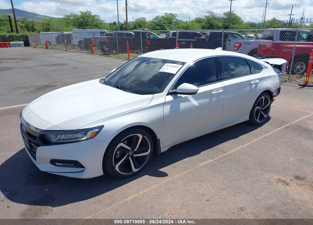 2019 HONDA ACCORD SPORT VIN: 1HGCV1F3XKA106587