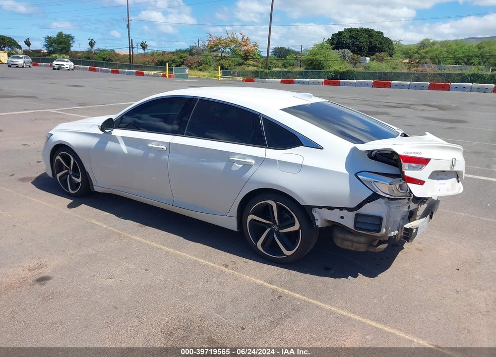 2019 HONDA ACCORD SPORT VIN: 1HGCV1F3XKA106587