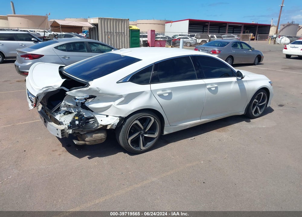 2019 HONDA ACCORD SPORT VIN: 1HGCV1F3XKA106587