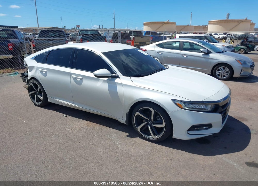 2019 HONDA ACCORD SPORT VIN: 1HGCV1F3XKA106587