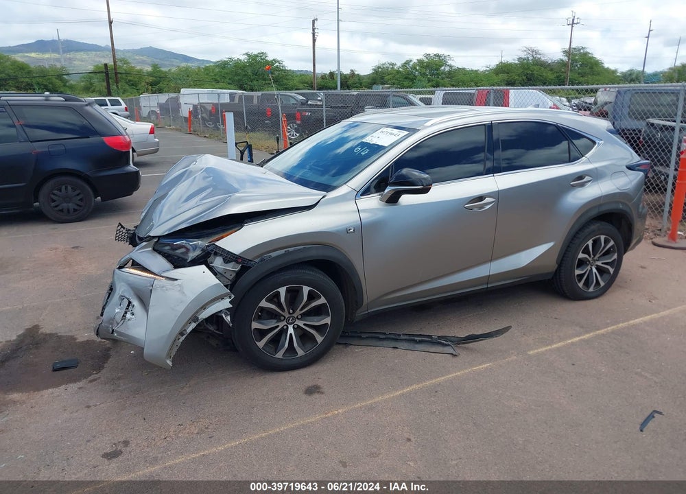 2015 LEXUS NX 200T F SPORT VIN: JTJYARBZ3F2019197