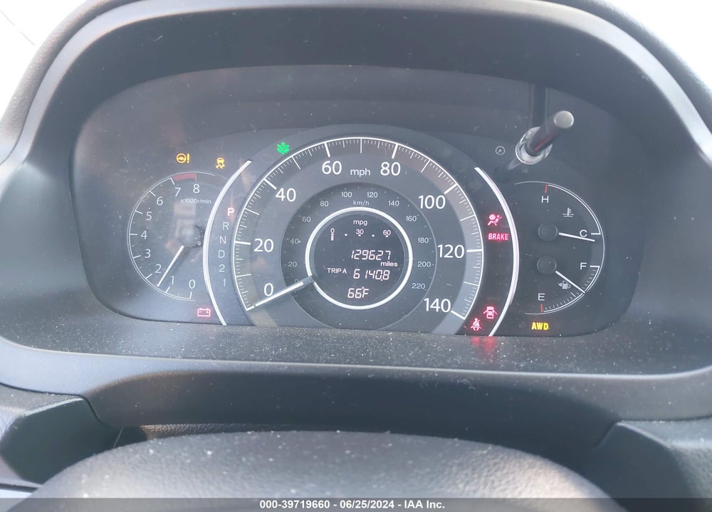 2014 HONDA CR-V EX-L VIN: 2HKRM4H79EH608565
