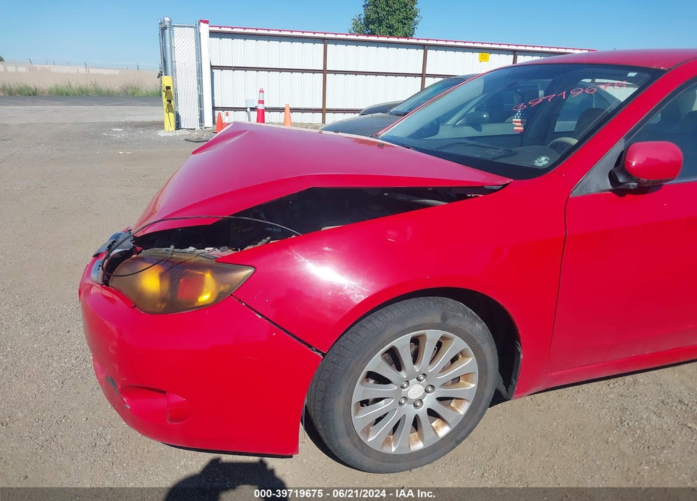 2008 SUBARU IMPREZA 2.5I VIN: JF1GE61658H525144