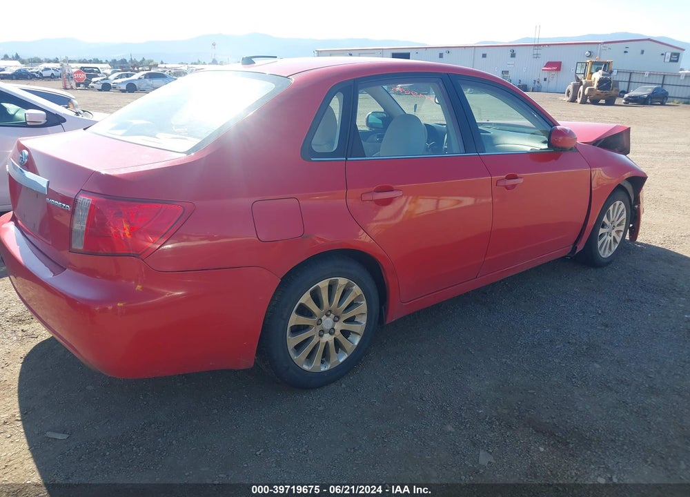 2008 SUBARU IMPREZA 2.5I VIN: JF1GE61658H525144