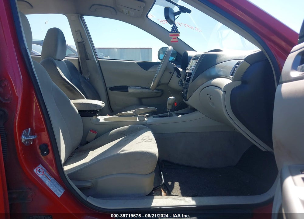 2008 SUBARU IMPREZA 2.5I VIN: JF1GE61658H525144
