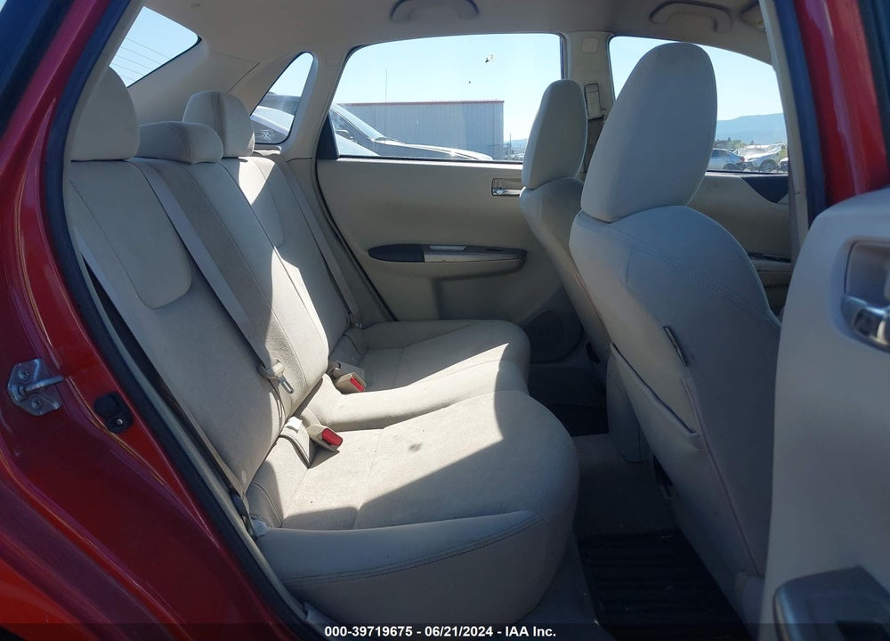 2008 SUBARU IMPREZA 2.5I VIN: JF1GE61658H525144