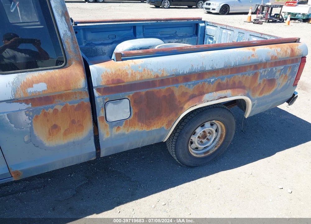 1987 FORD RANGER SUPER CAB VIN: 1FTCR14T7HPA55755