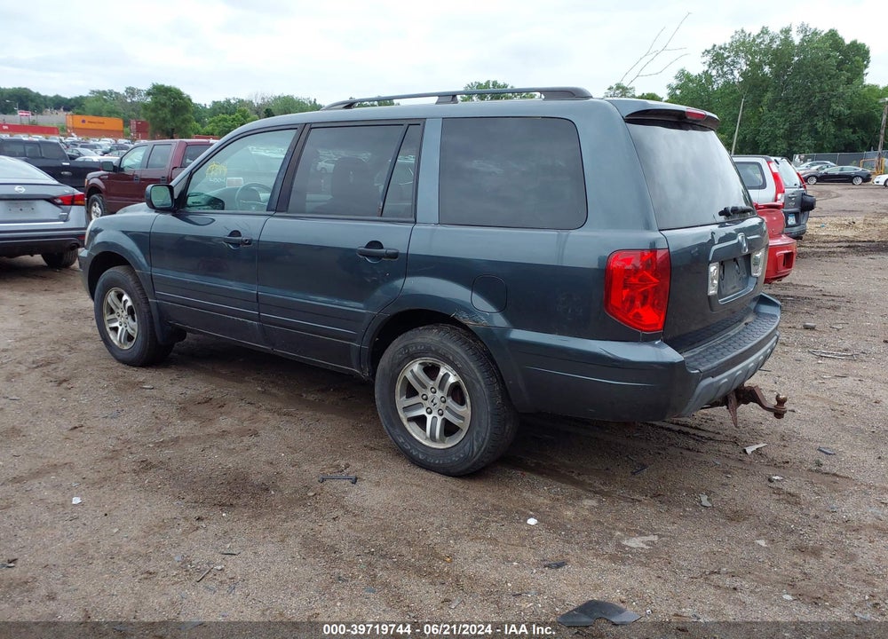 2004 HONDA PILOT EX-L VIN: 2HKYF18614H557718