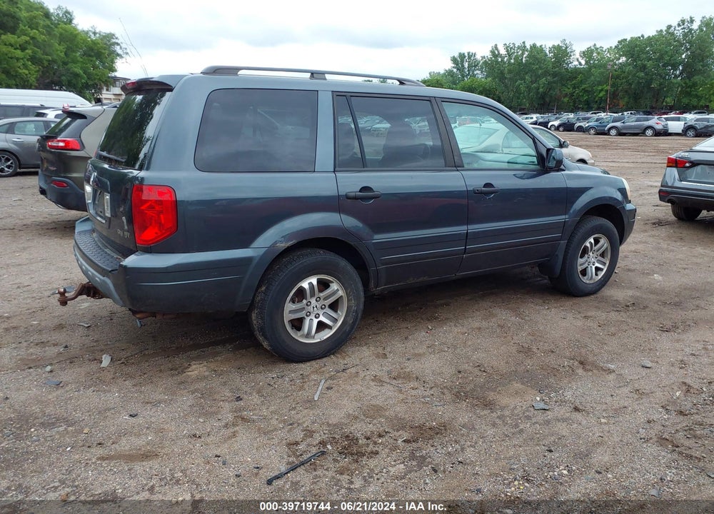 2004 HONDA PILOT EX-L VIN: 2HKYF18614H557718
