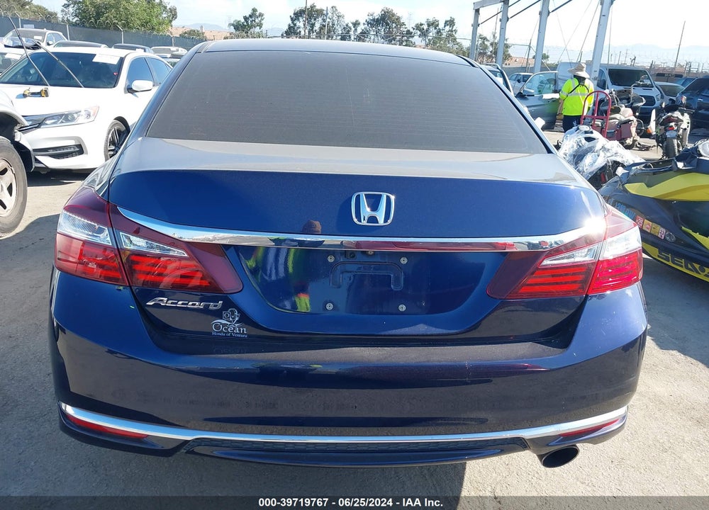 2016 HONDA ACCORD VIN: 1HGCR2F36GA116132