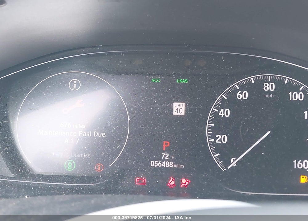 2019 HONDA ACCORD SPORT VIN: 1HGCV1F38KA138020