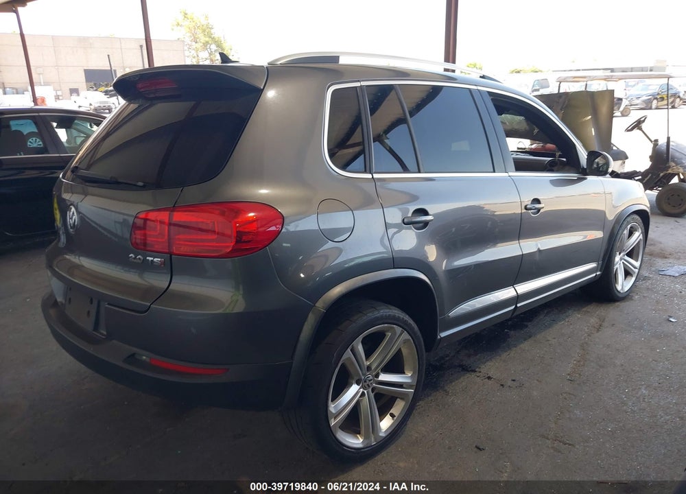 2014 VOLKSWAGEN TIGUAN R-LINE VIN: WVGAV3AX8EW087505