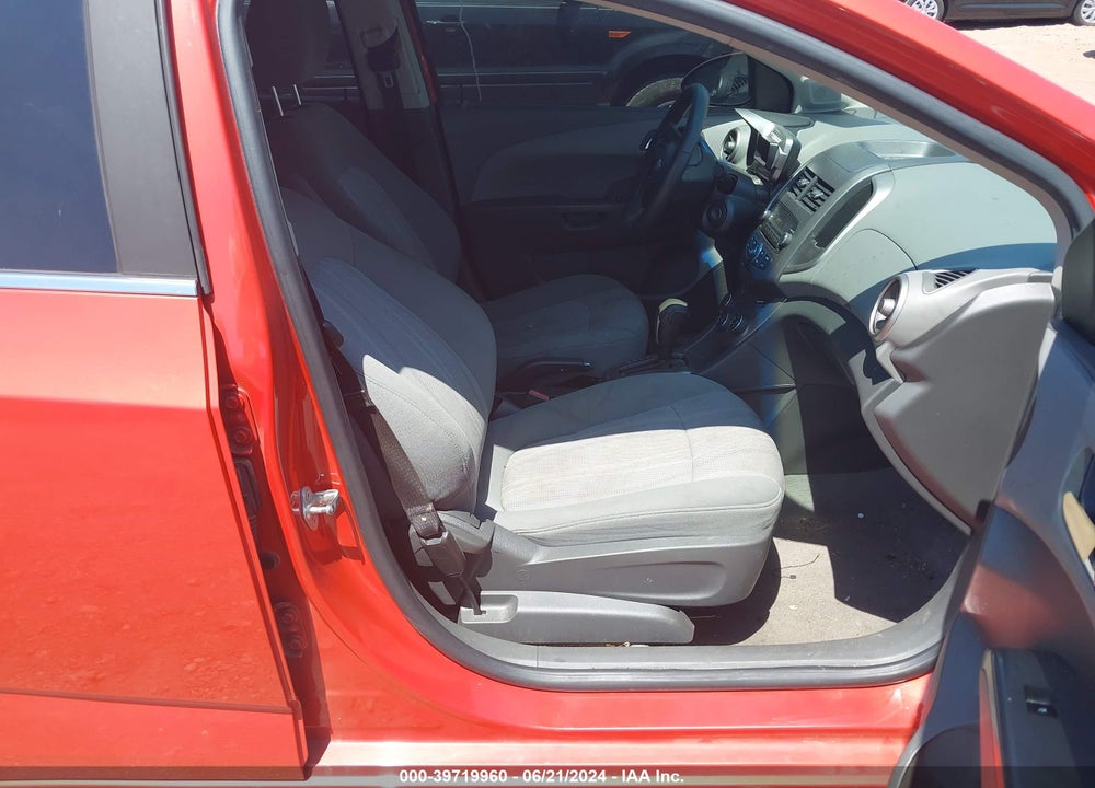 2012 CHEVROLET SONIC 2LT VIN: 1G1JC5SH0C4172739