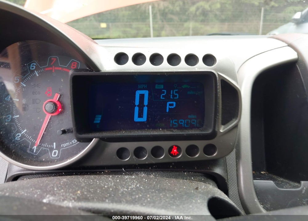 2012 CHEVROLET SONIC 2LT VIN: 1G1JC5SH0C4172739