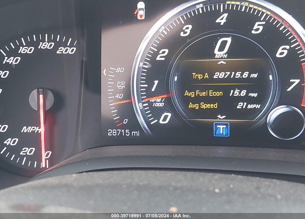 2019 CHEVROLET CORVETTE GRAND SPORT VIN: 1G1YV2D79K5106341