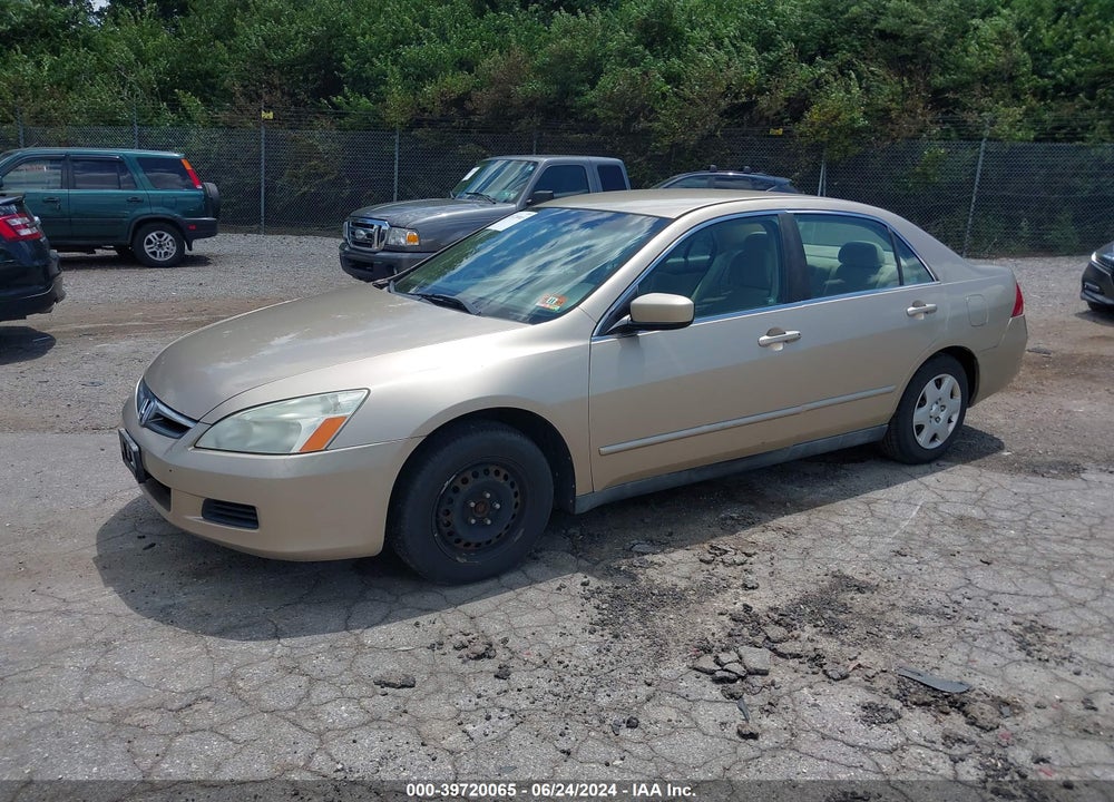 2007 HONDA ACCORD 2.4 LX VIN: 1HGCM56447A185085