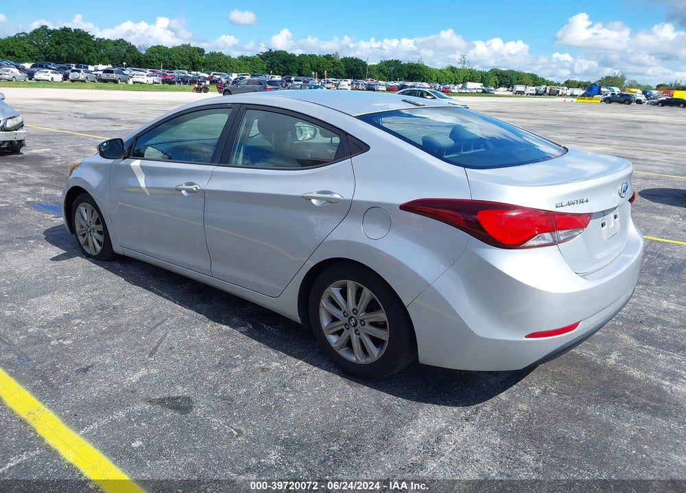 2014 HYUNDAI ELANTRA SE VIN: KMHDH4AE1EU142140