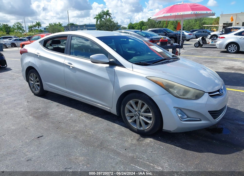 2014 HYUNDAI ELANTRA SE VIN: KMHDH4AE1EU142140